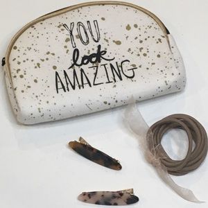 “You Look Amazing” Make up Bag & Hair Accessories Bundle